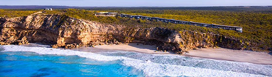 An aerial view of the Southern Ocean Lodge, Kangaroo Island, Australia.