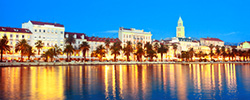 Croatia River, Bridge, and Building