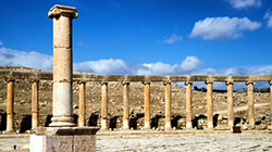 Ancient Ruins in Jerash, Jordan