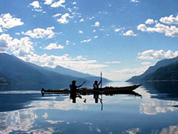 Two Boys in a Kayak